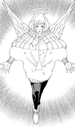 Hana preparing to use Jacob's Ladder.