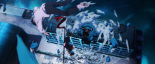 Kid-Eating Curse attacks Yuta and Maki (Anime)