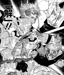 Yuji uses Dismantle