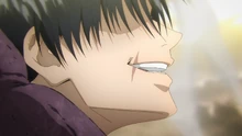 Toji ignoring his survival instincts for a chance to discredit the jujutsu society that rejected him.