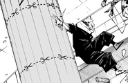 Yuji using Cleave to cut out a pillar.