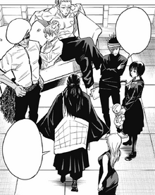 Suguru Geto meets with his commanders