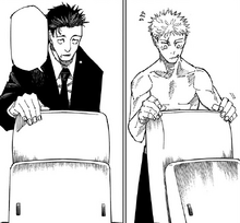 Higuruma agrees to give Yuji his points