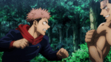 Yuji Itadori Vs Aoi Todo Jujutsu Kaisen Wiki Fandom Later, he awakens in a room with jujutsu high teacher satoru gojo, who offers him a deadly choice. yuji itadori vs aoi todo jujutsu