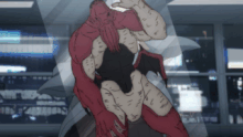 Naobito and Nanami fighting Dagon (Anime)