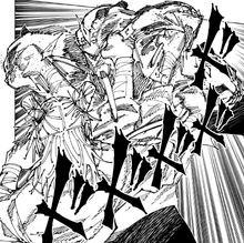 Kashimo pummeling Gorilla Mode
