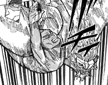 Nue hits Chizuru Hari