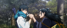Geto greets Yuta (Anime)