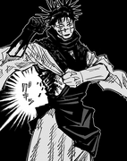 Choso reveals he protected himself with hardened blood.