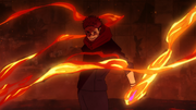 Sukuna reveals his flame powers.