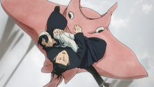 Suguru's flying curse (Anime)