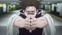 Choso using Piercing Blood on Yuji (Anime)