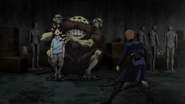 Curse using a hostage against Nobara (Anime)