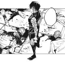 Maki stands on top of the slaughtered Kukuru Unit