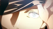 Satoru's Six Eyes in Season 1's "Kaikai Kitan" opening.