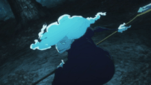 Mei Mei cutting the Smallpox Deity (Anime)