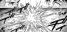 Yuta and Ryu clash cursed energy blasts