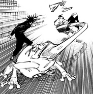 Toad throws Jiro Awasaka.