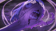 Mahito is absorbed by Pseudo-Geto (Anime)