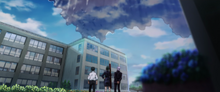 Satoru creating a curtain (Anime).png