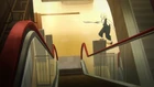 The escalators used by Akari to escape.