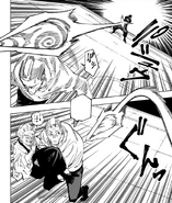 Kaichi homing in on Ogami.