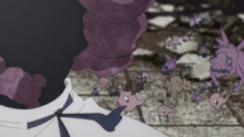 Toji slashes Satoru's leg (Anime)