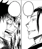 Yuta enfurecido con Suguru.