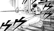 Sukuna imitates Piercing Blood by summoning Max Elephant.