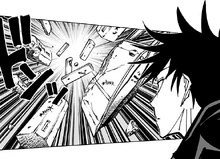 Kirara attracts objects to Megumi