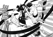 Choso fighting using Wing King.