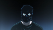 Ino with his mask lowered.