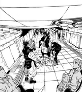Mechamaru spies on Mahito's group.
