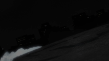 Icefall raining down icicles (Anime)