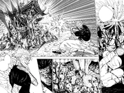 Gojo restores his burnt-out technique with reverse cursed technique.