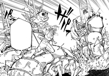 Kashimo lands on curses in the sea