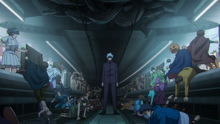 Satoru Gojo trapped in the Fukutoshin Line Platform (Anime)