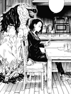 Nagi Yoshino finds one of Sukuna's fingers.