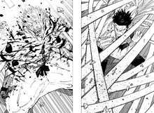 Kusakabe relentlessly slashes Sukuna