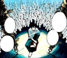 Yuta a la espera de su ejecución.