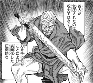 Daido's sheer lethality upon acquiring a katana.