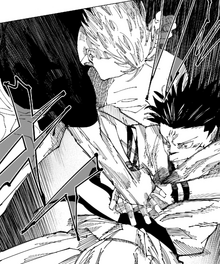 Satoru Gojo pressuring Sukuna