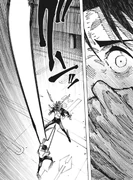 Yuta redirects Ryu's Granite Blast.