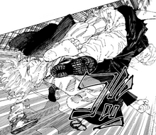Hakari dropkicks Uraume