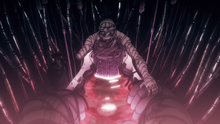 Kokichi affected by his Heavenly Restriction (Anime)