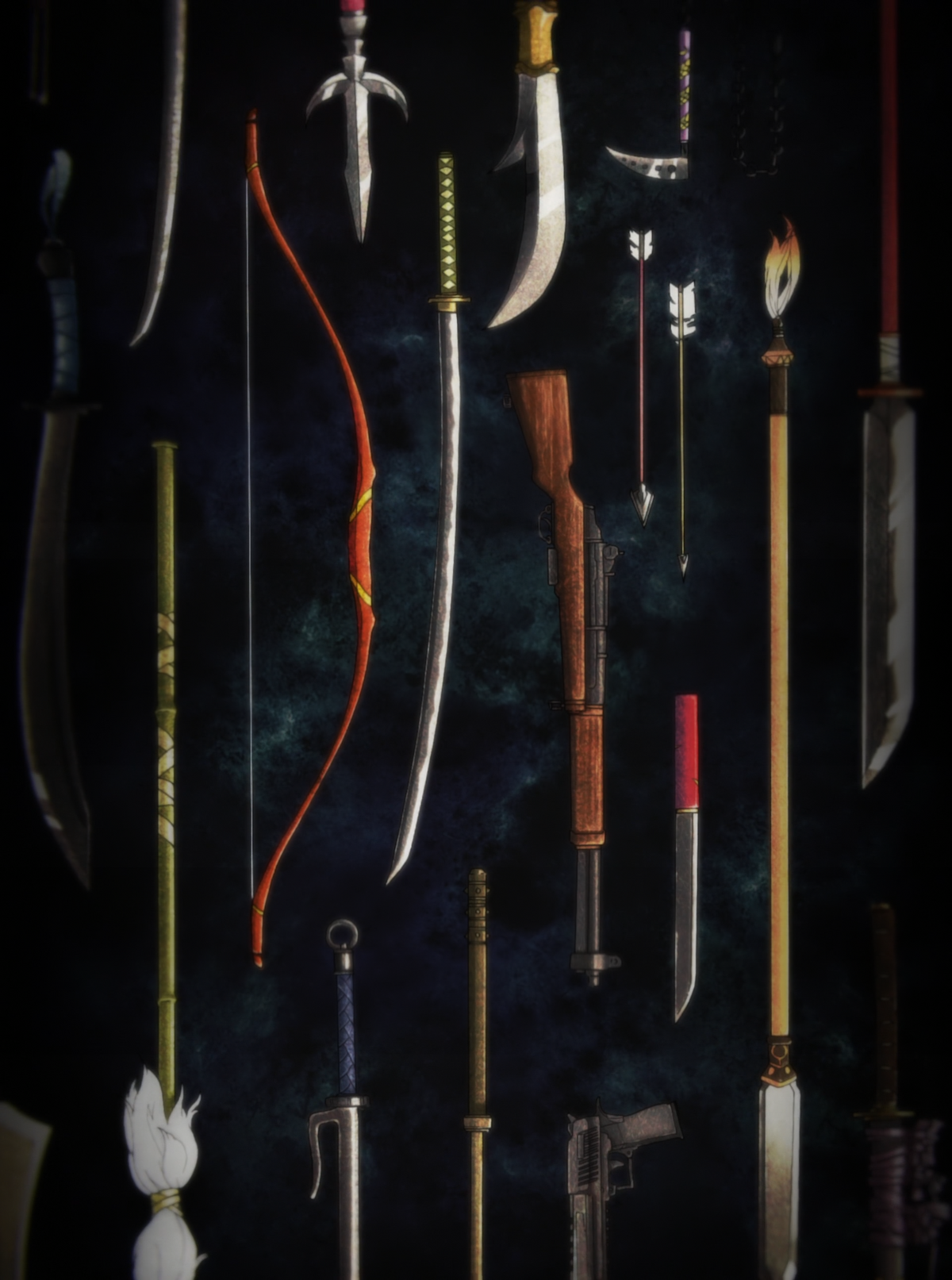 anime weapons list