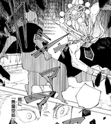 Mahoraga destroys Unlimited Void.