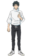 Yuta as a first-year student.