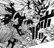 Yuta exorcises Kurourushi.