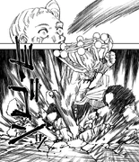 Mahoraga attacking Shigemo.